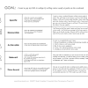 A smart goals template may include things to help you analyze your goals and ensure that they are indeed a smart goal, things to help you keep track of your progress, things to help you stay. 1