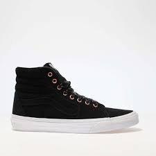 Black And Gold Vans Shoes Black Rose Gold Vans Sk8 Hi Trainers Exclusive To Schuh Kid Shoes Vans Sk8 Hi Black Rose Gold Vans