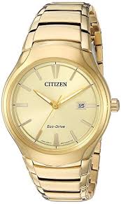Citizen Men S Dress Quartz Stainless Steel Casual Watch Color Gold Toned Model Aw1552 54p Citizen Watches For Men Casual Watches Citizen Watch Mens Gold