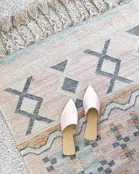 Compare prices on popular products in home decor. Hand Woven From Recycled Plastic Bottles Our Earth Conscious Boho Kilim Nagar Indoor Outdoor Rug Features A Thin Fla Pink Boho Rug Boho Kilim World Market Rug