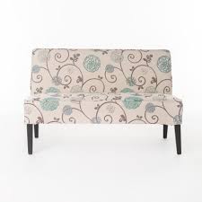 Chinoiserie is a sophisticated style, merging asian and european patterns, fabrics and textures to create a luscious look… Noble House Milani White And Blue Floral Polyester 2 Seater Loveseat 10357 The Home Depot