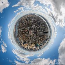 Planet New York Empire State Building 360 Panoramic Vr Photography Empire State Building Empire State Water Art