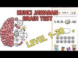 Brain test merupakan permainan asah otak dengan jawaban yang rumit , yang sama sekali tidak akan terbayangkan. Kunci Jawaban Brain Test Level 1 30 Youtube