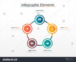 Infographic Business Timeline Process Chart Template Stock