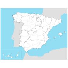 Busca lugares y direcciones en españa con nuestro mapa callejero. Mapa Politico De Espana En Lona 65 X 50 Geografia Montessori