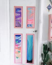 Painted Door Art Room Doors Painted Bedroom Doors Bedroom Art Painting