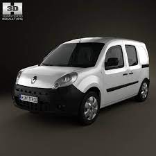 3d model of renault kangoo van 2 side doors glazed 2011 renault kangoo renault mini van