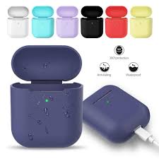 Earphone Case For Apple Airpods 2 Soft Silicone Cover Wireless Bluetooth Headphone Protective Case In 2020 Apple Airpods 2 Bluetooth Headphones Wireless Earphone Case