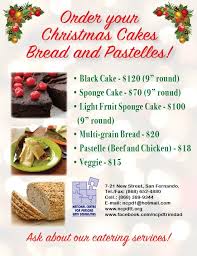 Add flour, spices and baking powder to a mixing bowl, set aside. Order Your Christmas Cakes Breads And National Centre For Persons With Disabilities Trinidad And Tobago Facebook