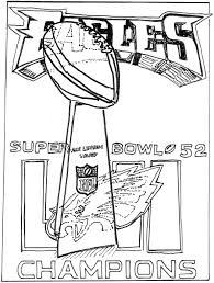 Official facebook page of the super bowl. Super Bowl 52 Coloring Page Philadelphia Eagles Eagles Super Bowl 52