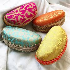 Brocade Sunglass Covers Mehndi Favours Wedding Ideas Unique Indianweddings Gifts Indian Wedding Gifts Indian Wedding Favors Indian Wedding Giveaways