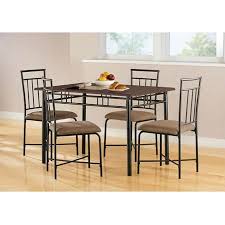Mainstays 5 Piece Dining Set Multiple Colors Walmart Com Metal Dining Room Metal Dining Set Dining Furniture Sets