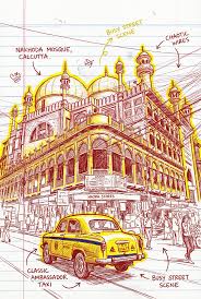 Kolkata Architectural Sketch