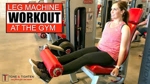 leg machine gym workout leg machine