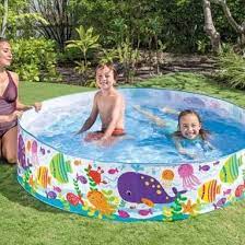 Beberapa kolam renang anak dilengkapi dengan fungsi permainan seperti seluncuran dan air mancur. Jual Kolam Renang Anak Intex Tanpa Dipompa 183 X 38 Cm Jakarta Utara Promo Itc Tokopedia