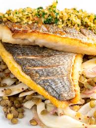 Sea Bream Fillet With Lemon Parsley Crumb Recipe Cooking Dinner Cooking Sea Bream Recipes