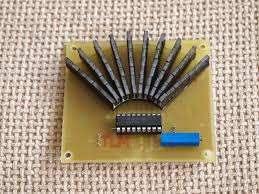 32 led music sound level vu meter this is vumeter 32 led using pic16f88. Led Vu Meter With Lm3916 Electronics Lab Com