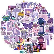 Buy el nido 100 purple stickers, aesthetic stickers, cute stickers, laptop stickers, vinyl stickers, sticker for water bottles, computer waterproof stickers . Buy 50pcs Cute Purple Stickers For Water Bottles Sticker Packs Set Cute Aesthetic Vsco Vinyl Stickers Phone Laptop Computer Stickers Water Bottle Stickers Waterproof Stickers For Teens Kids Girls 50pack Online In