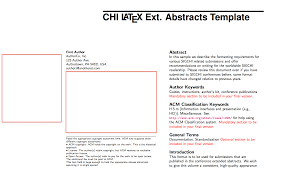 How to write a research paper: Adding A Picture Before Abstract In Extended Abstract Format Tex Latex Stack Exchange