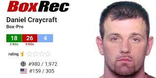 BoxRec: Daniel Craycraft