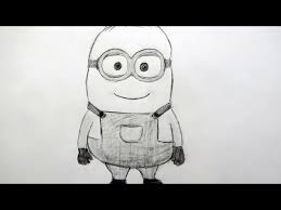 Imprimarea paginii de colorat pentru minioni. Cum SÄƒ Desenezi Un Minion Youtube