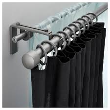 Racka Hugad Ens Tringles Superposition Double Gris Argent 82 5 8 151 5 8 210 385 Cm Cortinas Dobles