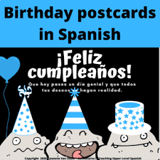 Birthday Cards In Spanish Teaching Spanish Language Education Learning Spanish