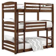 While bunk beds are traditionally associated with children enjoy a huge choice of bunk beds at happy beds. Dorel Living Maverick Wooden Triple Bunk Bed In Mocha Bed Bath Beyond