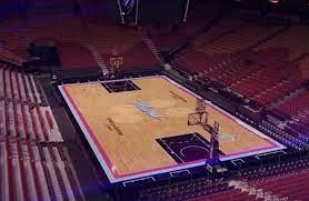 Jerseys are fire but the new heat vice court is even. Miami Heat News Heat Officially Unveil Vice Nights Court Heat Nation