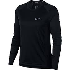 Camiseta Dry Fit Nike Manga Longa Camiseta Nike Miler Manga Longa Feminina Preto Camiseta Manga Longa Tops De Manga Longa Camiseta Nike Dri Fit