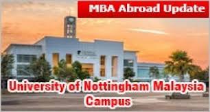 We did not find results for: University Of Nottingham Malaysia Campus A Better Bet For Mba Abroad Aspirants