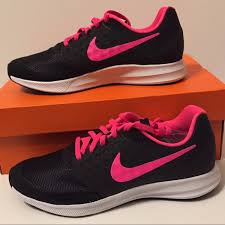 Nike Running Shoes Womens Size 9 Black Hot Pink Nwt