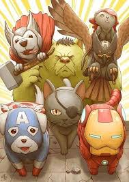 Animal Avengers Iron Man Fan Art Marvel Avengers