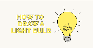 Connect the lines using a short, curved line. How To Draw A Light Bulb Really Easy Drawing Tutorial