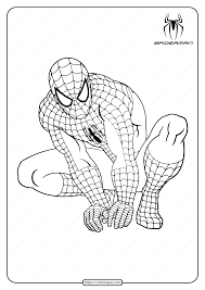 Here, we will hook you up with several images to color. Marvel Hero Spiderman Pdf Coloring Pages Spiderman Coloring Marvel Coloring Hero Spiderman