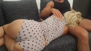 stepmom & stepson relax too much on the couch - RedTube