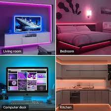 Rgb Led Strip Lights Remote Control Included Pretty Little Sale In 2021 Led Strip Lighting Rgb Led Strip Lights Strip Lighting