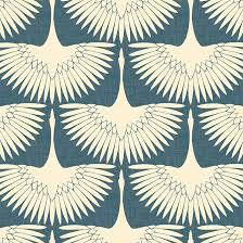Tempaper x Genevieve Gorder Denim Blue Feather Flock Removable Peel and  Stick Wallpaper, 20.5 in X 16.5 ft, Made in the USA - Amazon.com