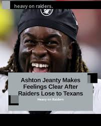 Ashton Jeanty addresses Las Vegas Raiders' offensive performance against  one of the NFL's top defenses in their loss to the Houston Texans.