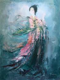 Image Lady Series Oil Painting Cloth Oil Painting 80 60cm 2017 By Yang Kaige Women Painting Art Artwork China Oriental Art Painting Ancient Beauty