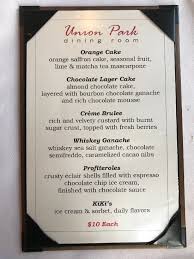 Jūs varat atrast sīkāku informāciju par union park dining room vietnē www.unionparkdiningroom.com. Union Park Menu Picture Of Union Park Dining Room Cape May Tripadvisor