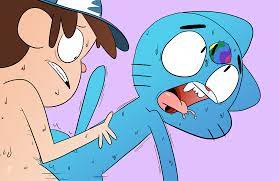 dipper pines,gumball watterson | gravity falls – the amazing world of gumball  xxx anthro 9351697962 black eyes blue fur brown hair dipper pines disney |  Disney Porn