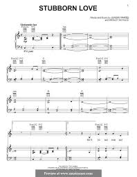 Stubborn Love The Lumineers By J Fraites W Schultz On Musicaneo The Lumineers Sheet Music Piano Sheet Music Song chords for those who want to play the guitar very accurately and similarly to the original. the lumineers sheet music piano sheet