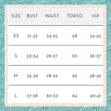 Mara Hoffman Swim Size Chart Reference Only