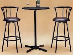 122 Amazon Com 24 Roundhill Furniture Nor Hill 3 Piece Black Metal Height Bar Table Set With 2 Stools 29 Inch Bar Table Bar Table Sets Home Bar Furniture