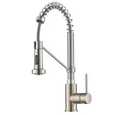 Check spelling or type a new query. Kraus Bolden Single Handle Pull Down Sprayer Kitchen Faucet With Dual Function Sprayer In Stainless Steel Chrome Kpf 1610sfsch The Home Depot