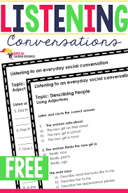 Listening Conversations Describing People Practice For Esl Adults Looking For Some Ideas On How T In 2020 Esl Listening Activities Esl Teaching Resources Esl Teaching