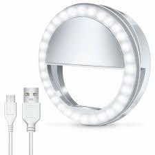 Portable Selfie Led Light Ring Fill Camera Flash For Mobile Phone Iphone X 8 For Sale Online Ebay