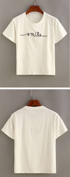 Letter Embroidered Short Sleeve T Shirt Clothes Cute Shirts Personalized T Shirts Please check it and try again. letter embroidered short sleeve t shirt