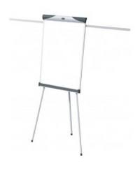 Magnetic Flip Chart Whiteboard 60 X 90cm Tripod Stand